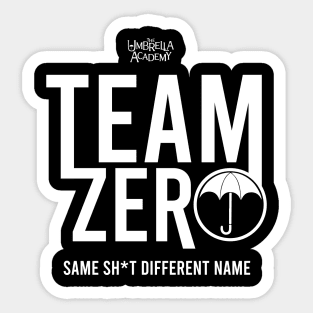 UMBRELLA ACADEMY 2: TEAM ZERO (BLACK BACKGROUND) Sticker